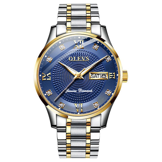 OLEVS Men Luxury Watch 6603 Blue