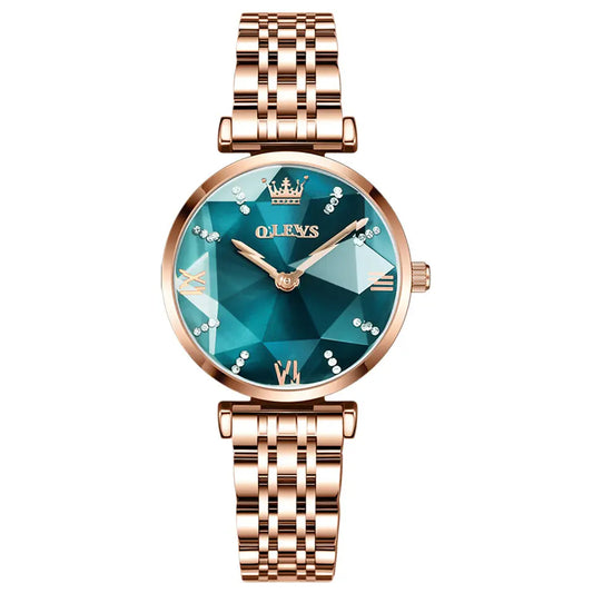 OLEVS Lady's Green Crystal