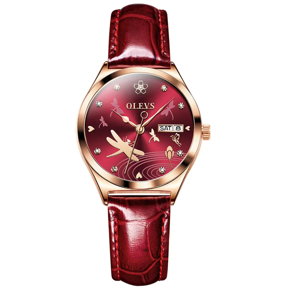 OLEVS Lady's Dragonfly Red