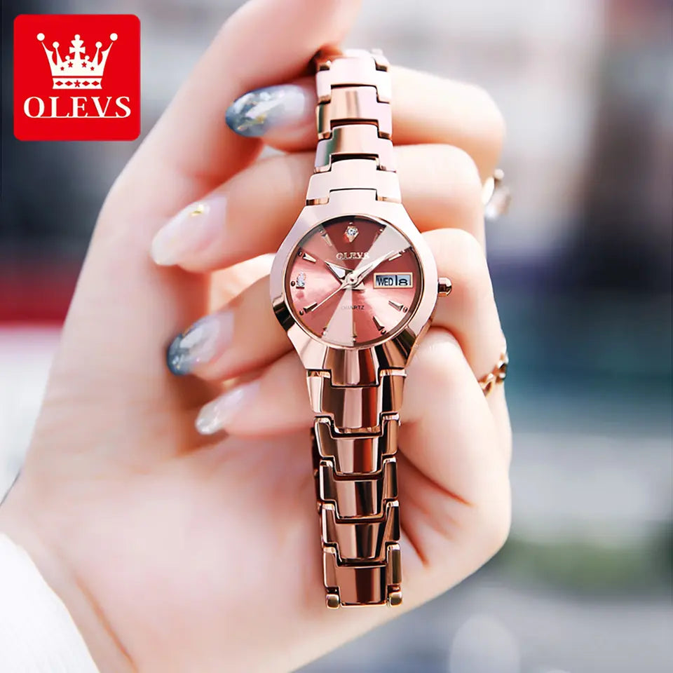 OLEVS Lady's Lovers Rose Gold