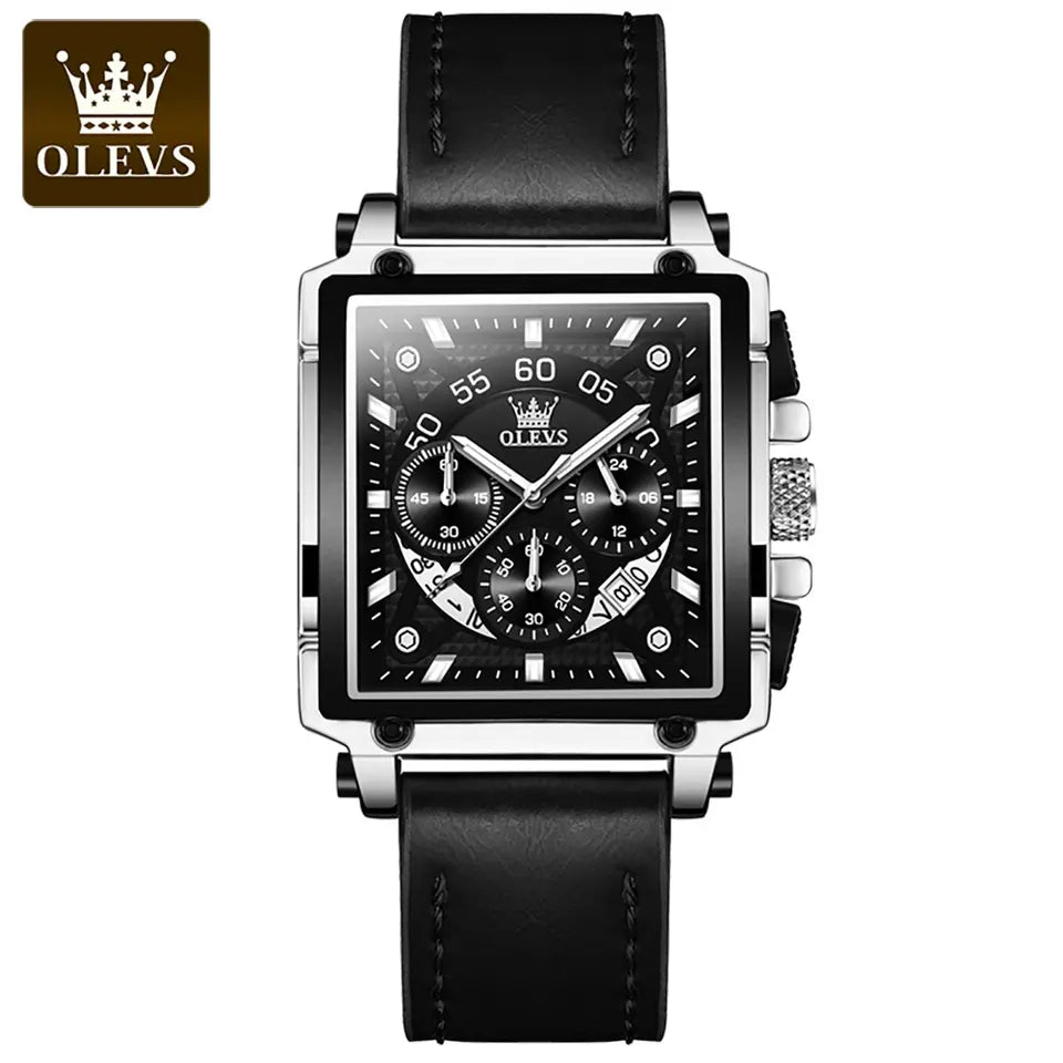 Men Watch OLEVS 9919 Luxury Business Watch Black