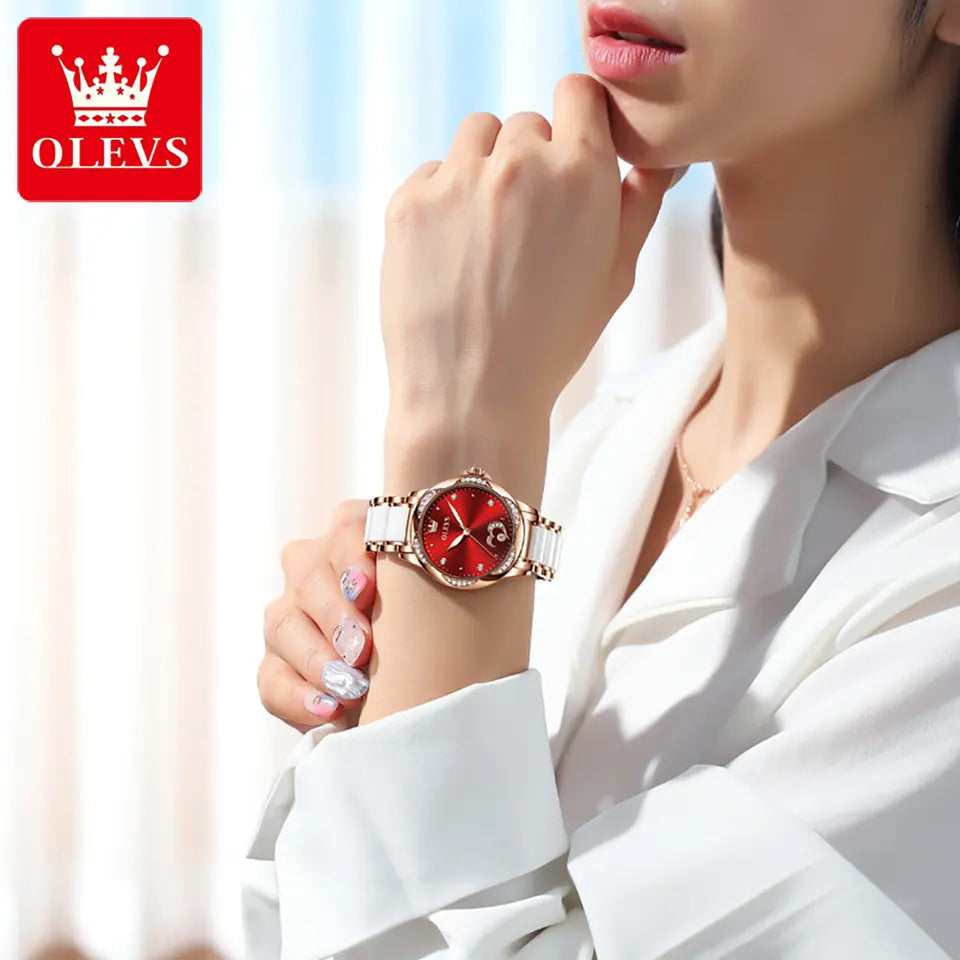 OLEVS Lady's Heart Red