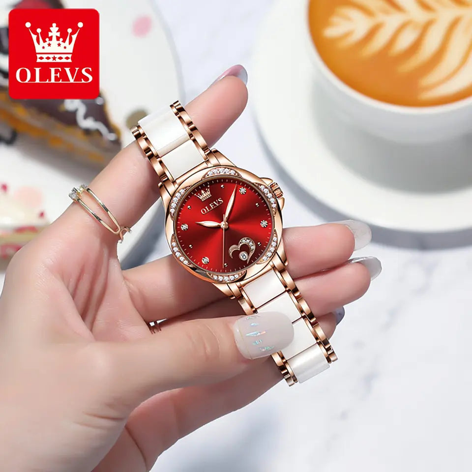 OLEVS Lady's Heart Red