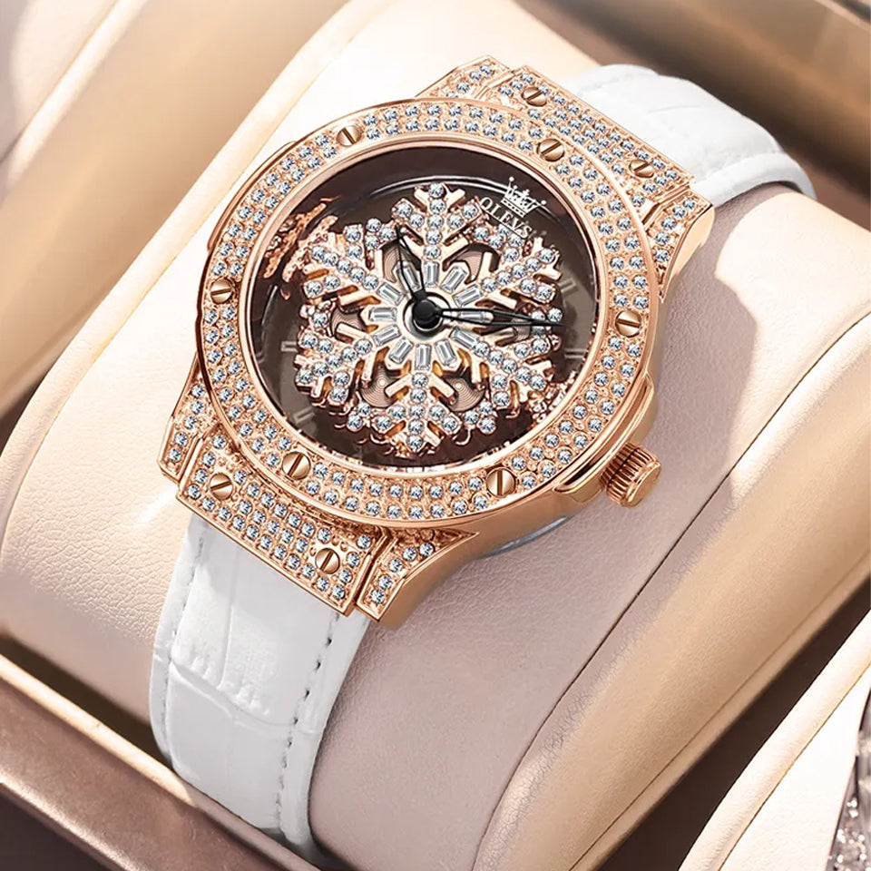OLEVS Lady's Snowflake Gold