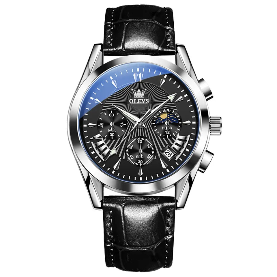 OLEVS Men Luxury Watch 2876 Black