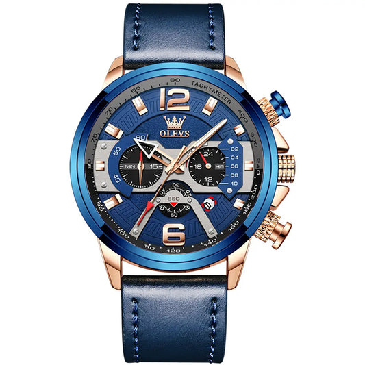 Pánské hodinky Sports Fashion OLEVS 9915 Modré