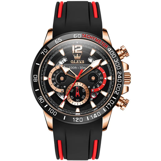 Pánské Sportovní hodinky OLEVS 9936 Černé