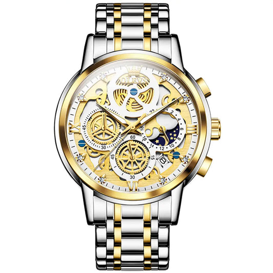 Pánské hodinky OLEVS 9947 Bílé