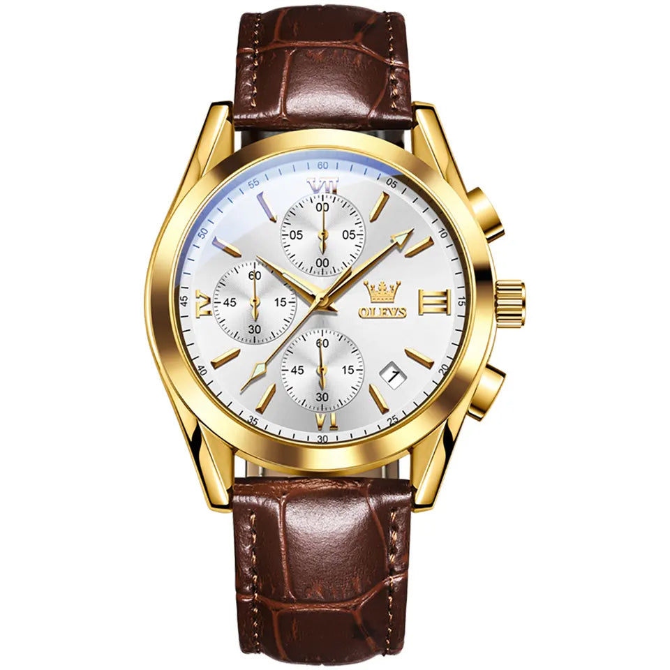 OLEVS Men Clasic Watch 2872 Rose White