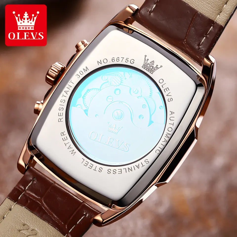 Pánské hodinky OLEVS 6675 Bílé