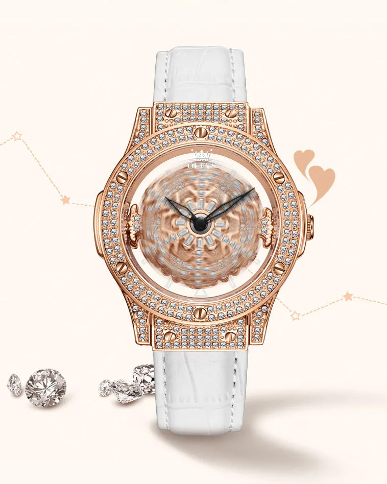 OLEVS Lady's Snowflake Gold